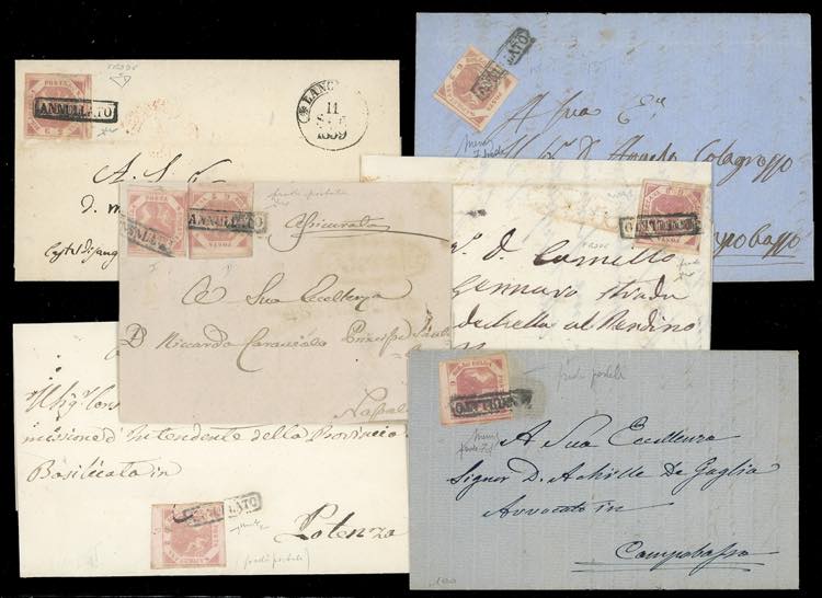 1858/60 - Bellinsieme di cinque ... 