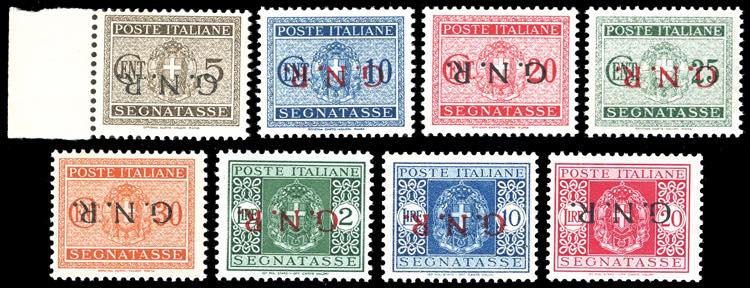 1944 - Soprastampati G.N.R. di ... 