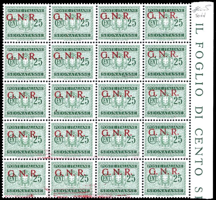 1944 - 25 cent., soprastampa ... 