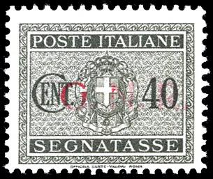 1943 - 40 cent., soprastampa ... 