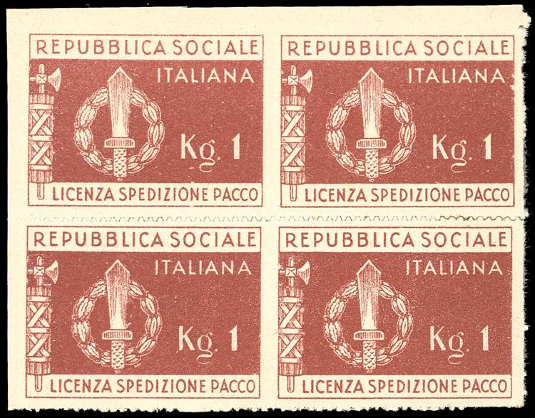1944 - 1 kg. bruno rosso, ... 
