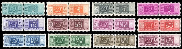 1946/51 - Filigrana ruota, serie ... 