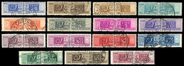 1946/51 - Filigrana ruota, serie ... 