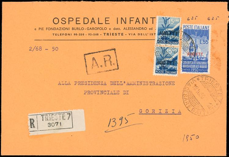 1950 - 55 lire Radiodiffusione, 15 ... 