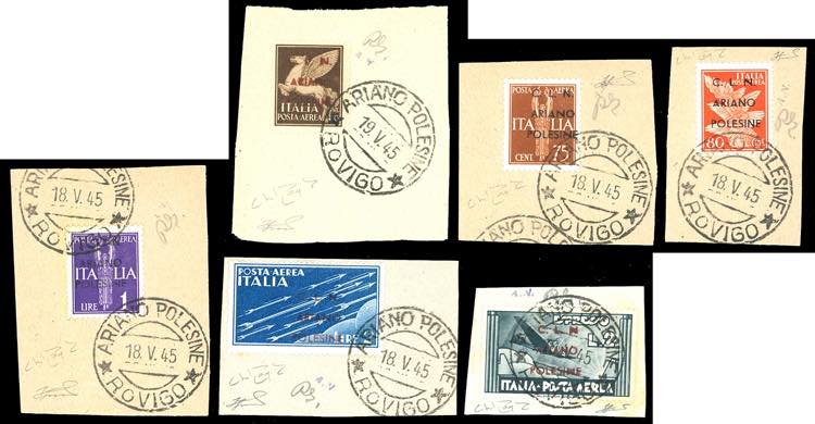 ARIANO POLESINE POSTA AEREA 1945 - ... 