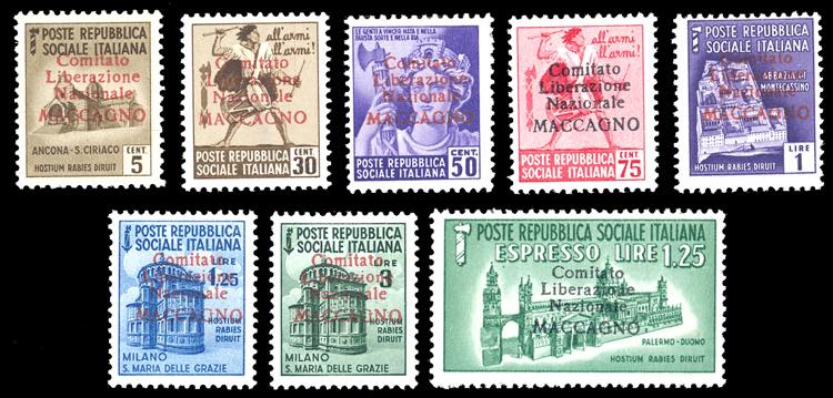 MACCAGNO 1945 - Soprastampati, ... 