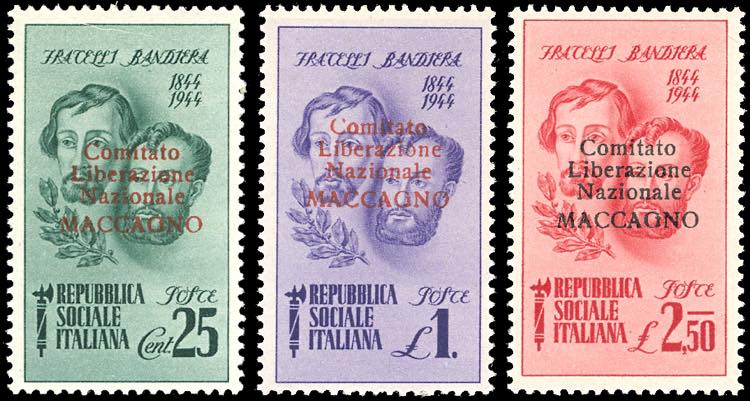 MACCAGNO 1945 - Fratelli Bandiera, ... 