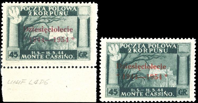 GOVERNO DI LONDRA 1954 - 45 g., un ... 