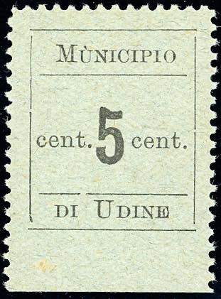 UDINE 1918 - 5 cent. accento sulla ... 