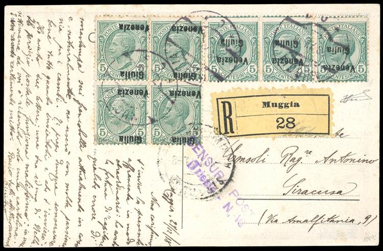 VENEZIA GIULIA 1918 - 5 cent. ... 