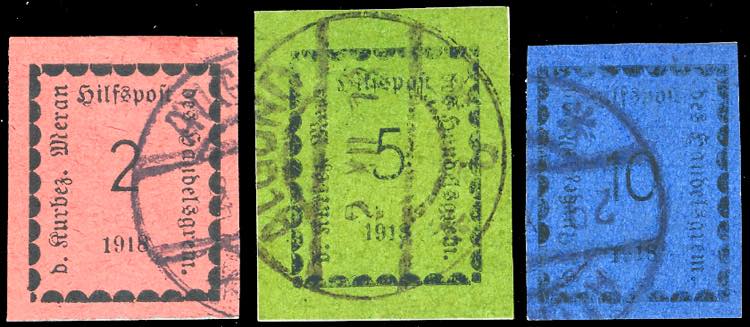 MERANO 1918 - I emissione, serie ... 