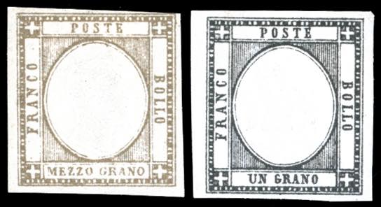 1861 - 1/2 grano bistro bruno, 1 ... 