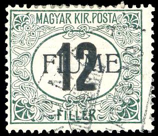 FIUME SEGNATASSE 1918/19 - 12 f. ... 