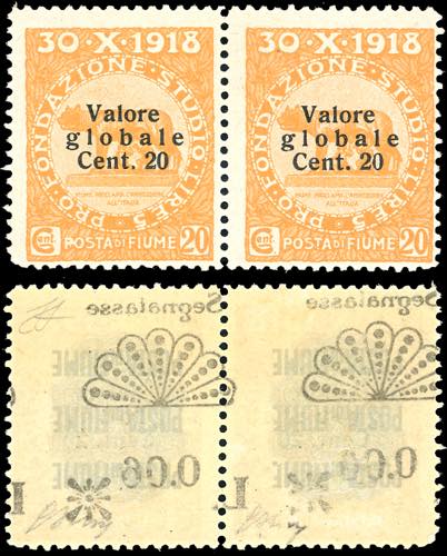 FIUME SEGNATASSE 1921 - 0,10 lire ... 