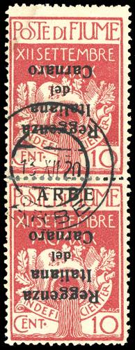 ARBE 1920 - 10 cent. soprastampati ... 