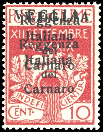 VEGLIA 1920 - 10 cent. doppie ... 