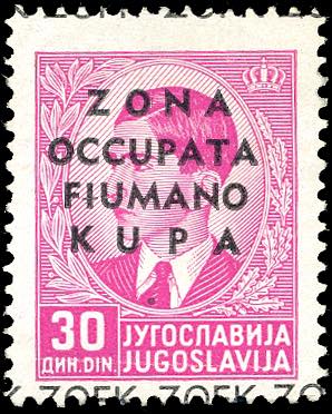 ZONA FIUMANO KUPA 1941 - 30 d. ... 