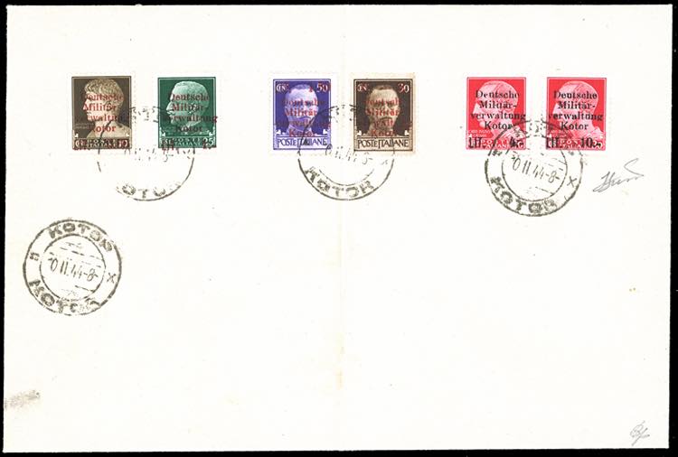 OCCUPAZIONE TEDESCA CATTARO 1944 - ... 