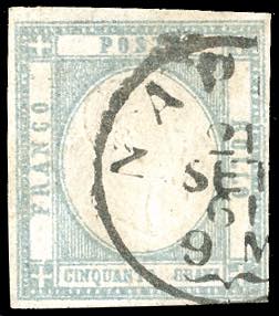 1861 - 50 grana grigio perla (24), ... 
