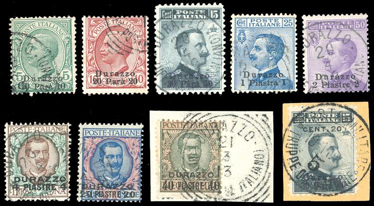 DURAZZO 1909/11 - Soprastampati, ... 