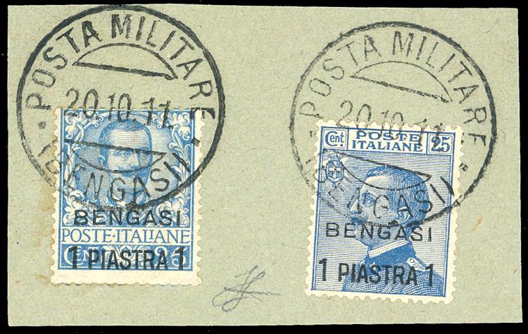 BENGASI 1901/11 - Soprastampati, i ... 