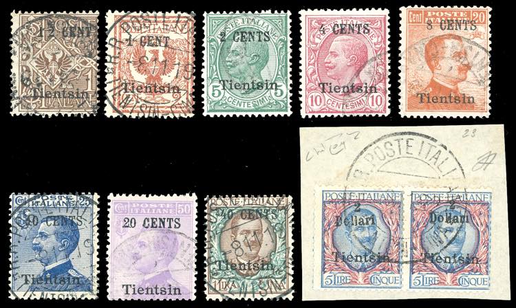 TIENTSIN 1918/19 - Soprastampati ... 