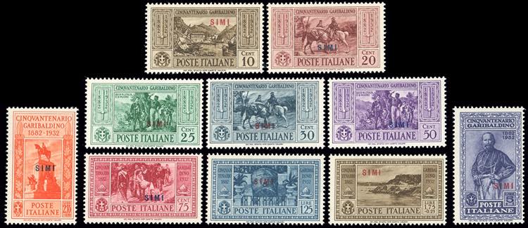 SIMI 1932 - Garibaldi, serie ... 