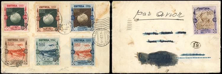 POSTA AEREA 1934 - Arte Coloniale, ... 