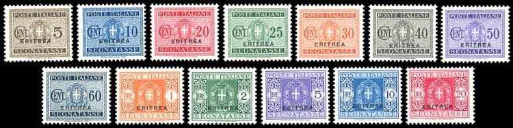 SEGNATASSE 1934 - Soprastampati, ... 