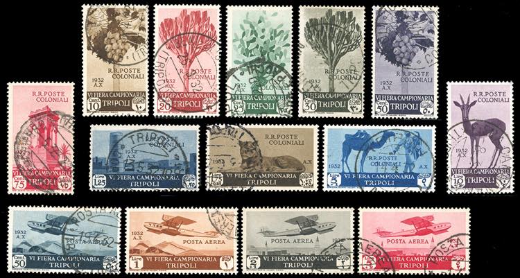 1932 - VI Fiera di Tripoli, serie ... 