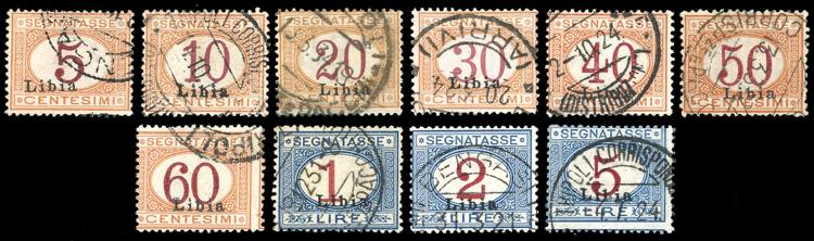 SEGNATASSE 1915 - Soprastampati, ... 