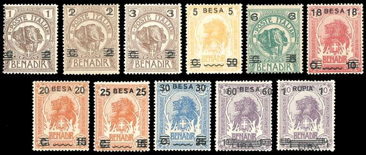 1923 - Soprastampati in moneta ... 