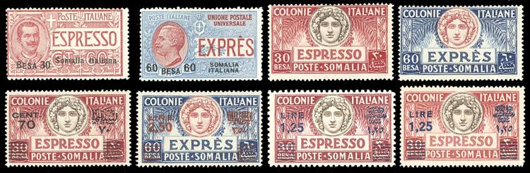 ESPRESSI 1923/40 - I valori emessi ... 