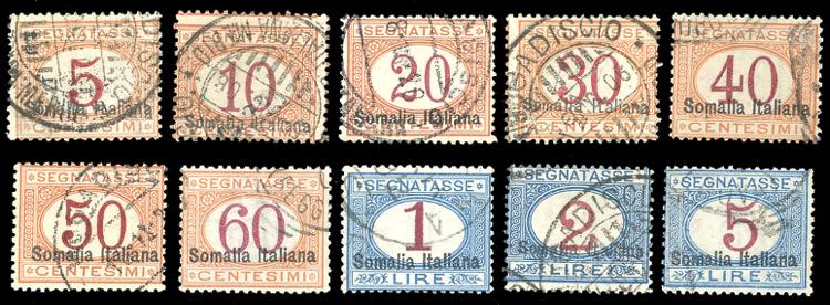 SEGNATASSE 1920 - Soprastampati in ... 