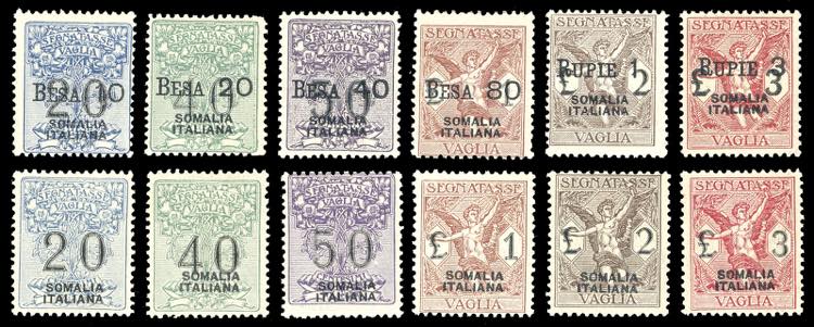 SEGNATASSE VAGLIA 1924/26 - Le due ... 