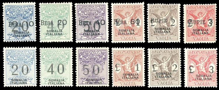SEGNATASSE VAGLIA 1924/26 - Le due ... 