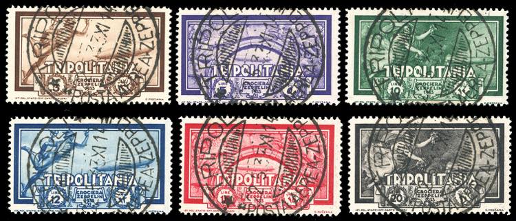 POSTA AEREA 1933 - Zeppelin, serie ... 