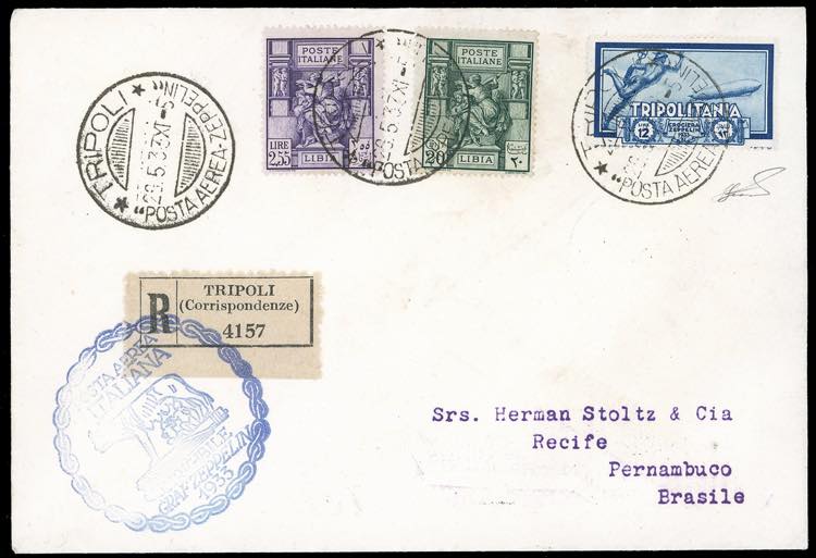 POSTA AEREA 1933 - 12 lire ... 