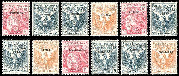 1916 - Croce Rossa, giro completo ... 