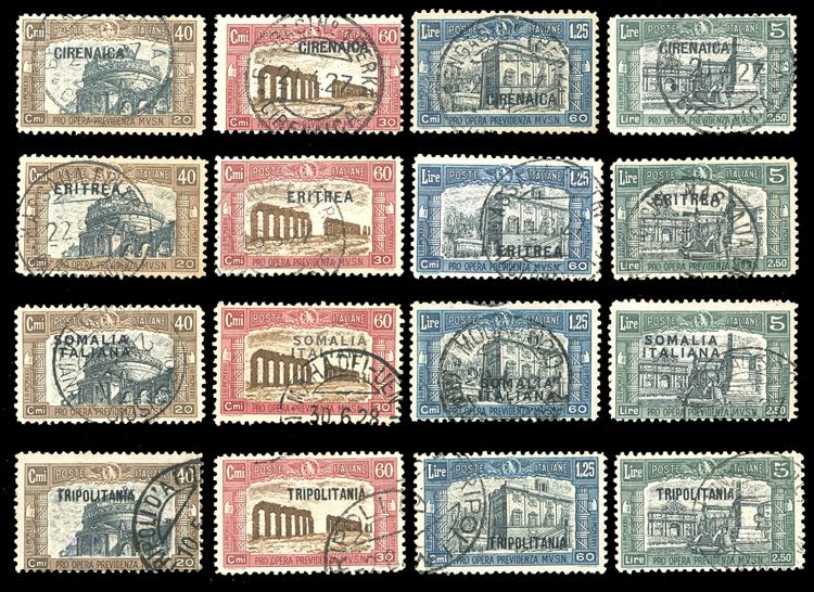 1927 - Milizia, I emissione, giro ... 