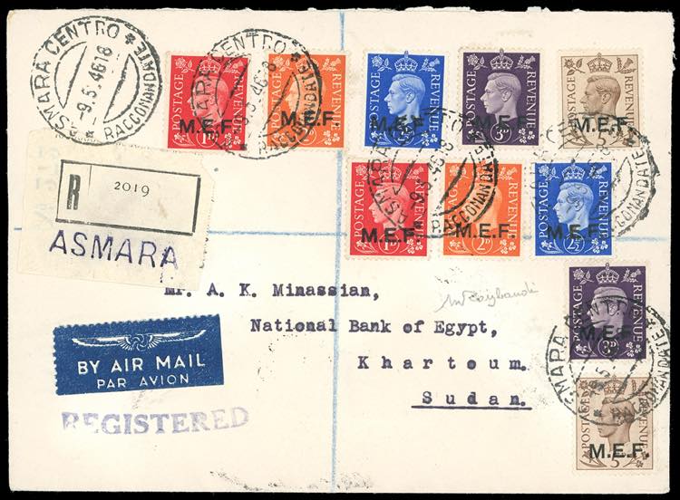 OCCUPAZIONE BRITANNICA M.E.F. 1946 ... 