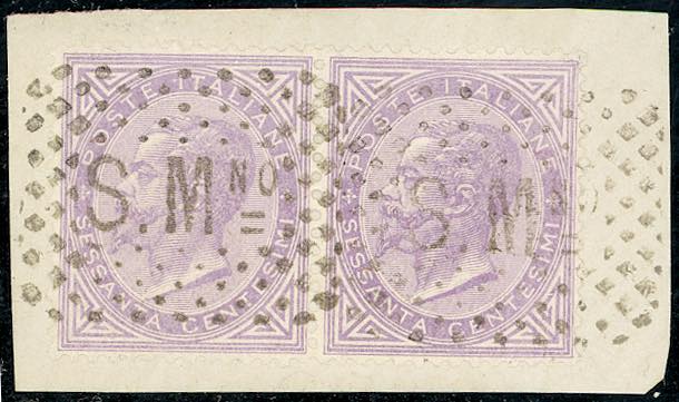 1866 - 60 cent. De La Rue, ... 