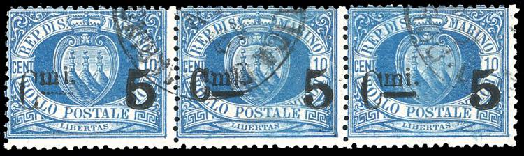 1892 - 5 cent. su 10 cent. ... 