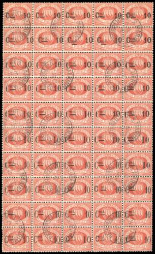 1892 - 10 cent. su 20 cent. ... 