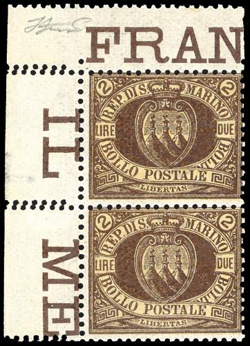 1894 - 2 lire Stemma (21), coppia ... 