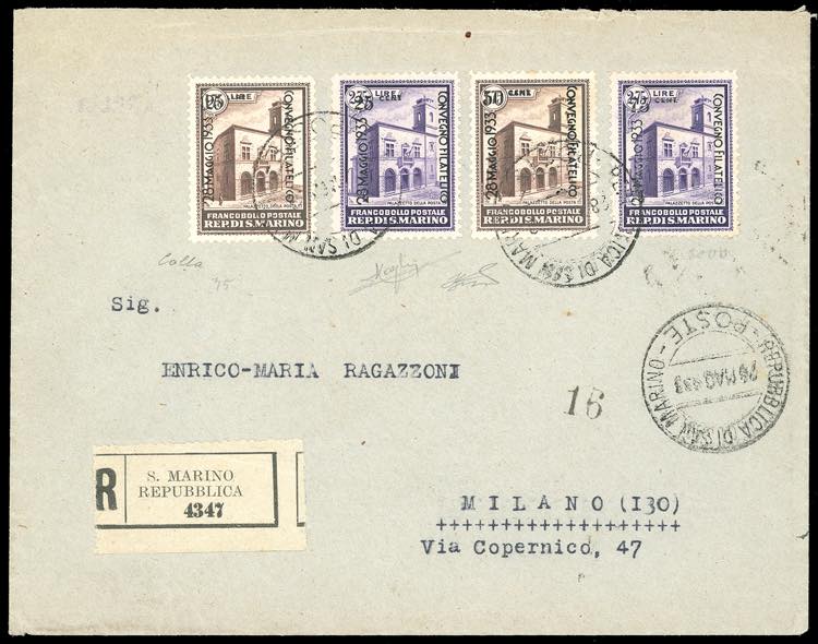 1933 - Soprastampati Convegno ... 