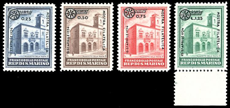 1934 - Soprastampati Mostra ... 