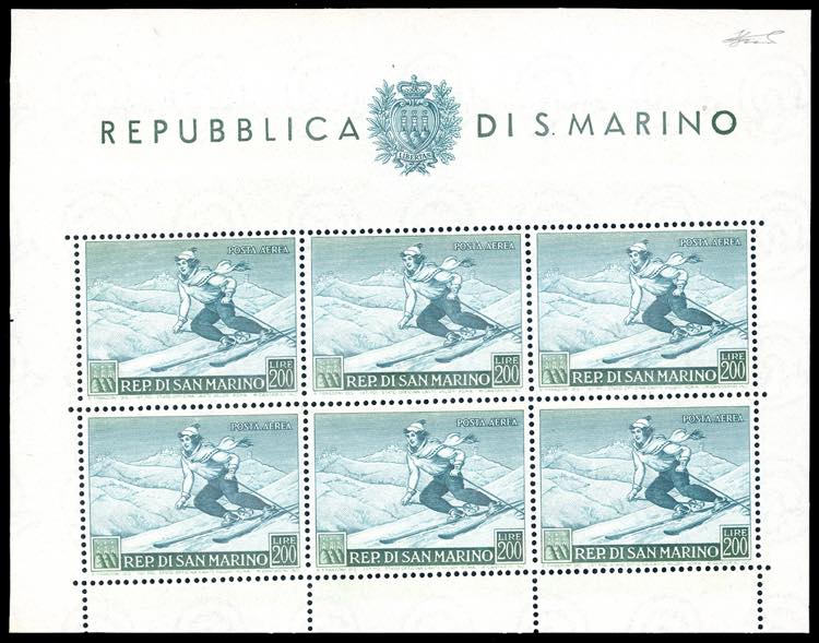 1953 - 200 lire Sciatrice, ... 