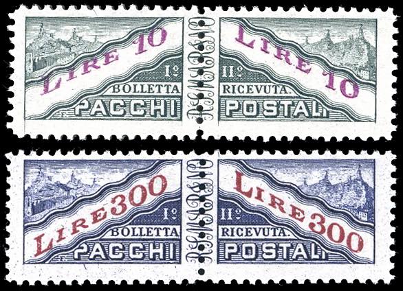 1953 - 10 lire e 300 lire, ... 