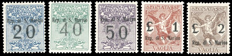 1924 - Soprastampati, serietta di ... 